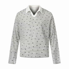 CapCabin “Star Stripe Long Sleeve Polo”