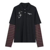 CapCabin Layered Star Polo Tee