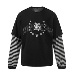 CapCabin Layered Graphic Long Sleeve Tee