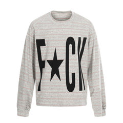CapCabin Graphic Striped Long Sleeve Tee