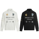 CapCabin Break Line Graphic Polo