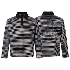 CapCabin Heritage Stripe Long Sleeve Polo