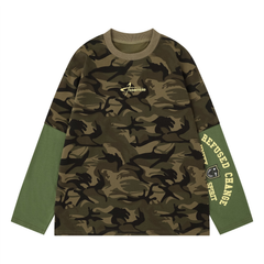 CapCabin Layered Camo Long Sleeve Tee