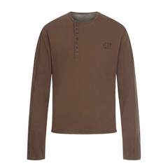 CapCabin Classic Henley Long Sleeve Tee