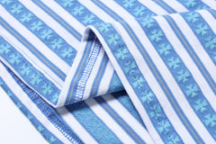 CapCabin Heritage Stripe Long Sleeve Polo