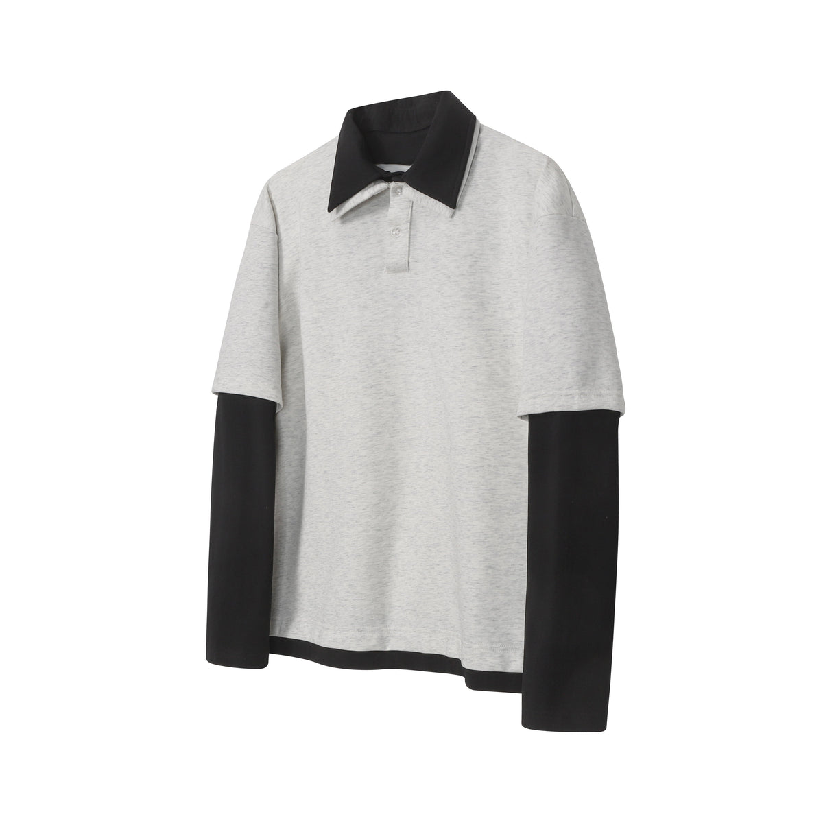 CapCabin Layered Polo Long Sleeve Tee