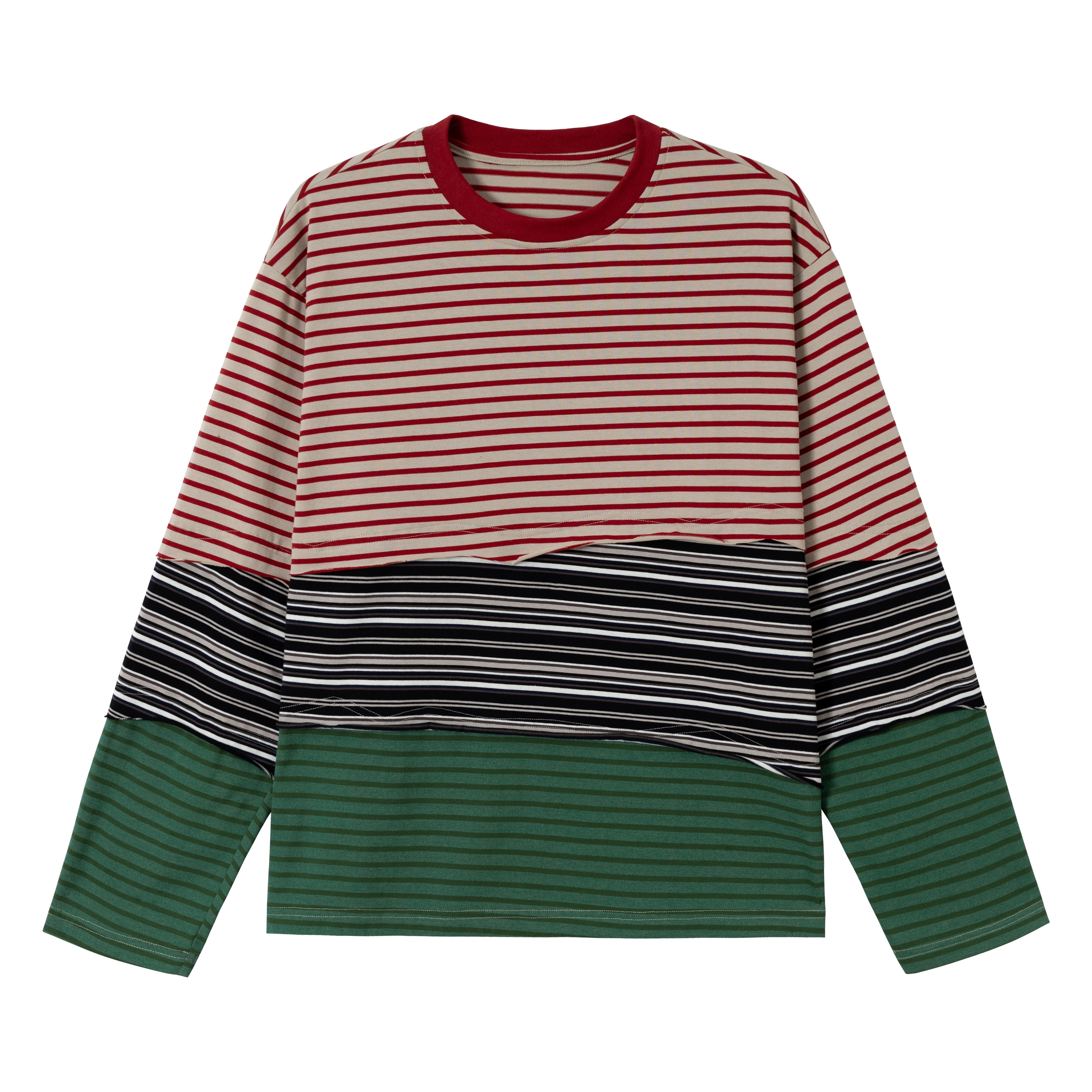 CapCabin Striped Long Sleeve Tee