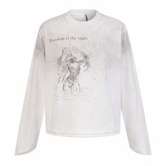 CapCabin “Freedom Sketch Long Sleeve Tee”