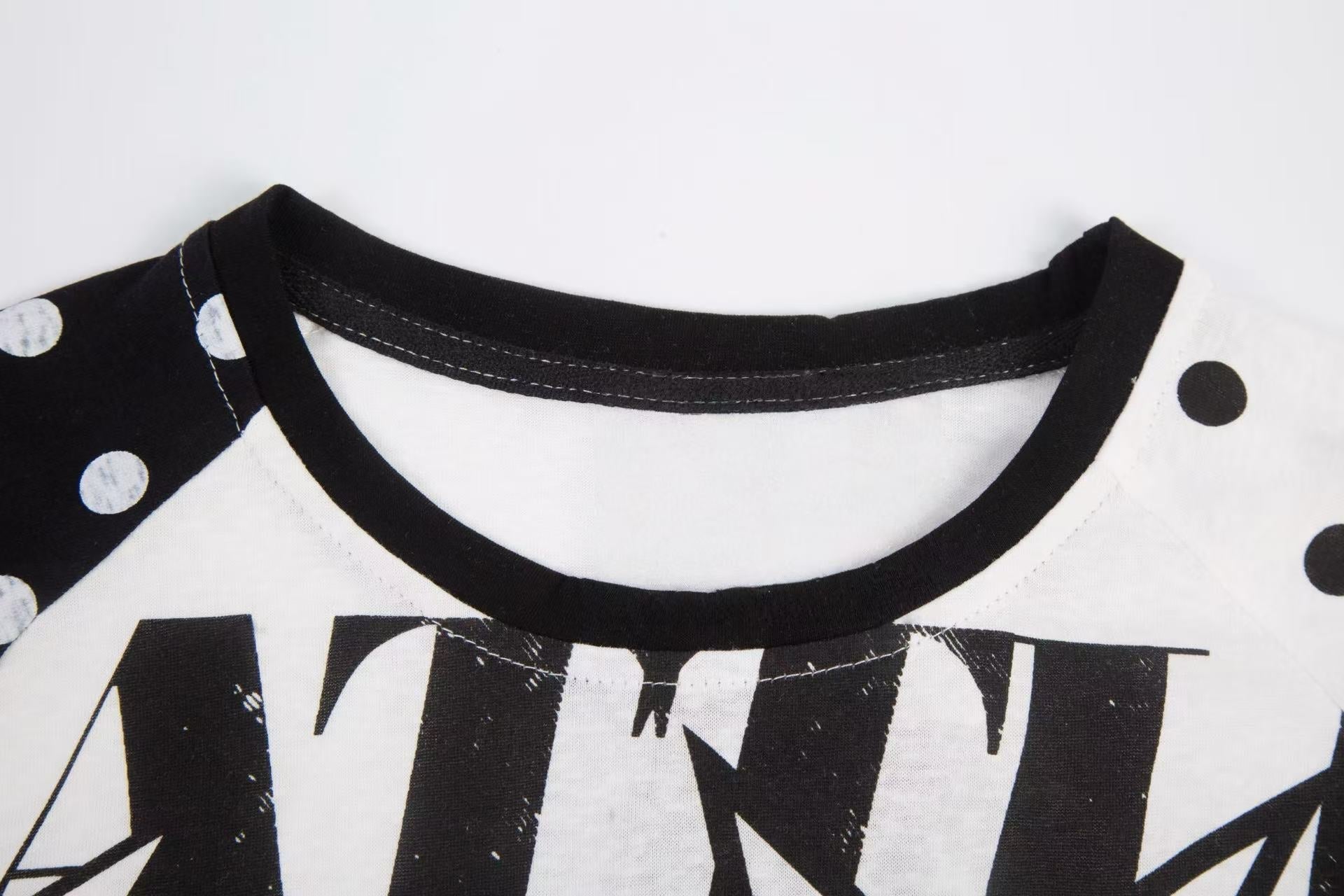 CapCabin “Starry City Contrast Raglan Tee”(cute Slim fit)