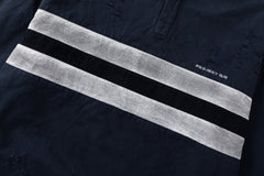 PROJECT G/R Striped Distressed Rugby Polo Shirt