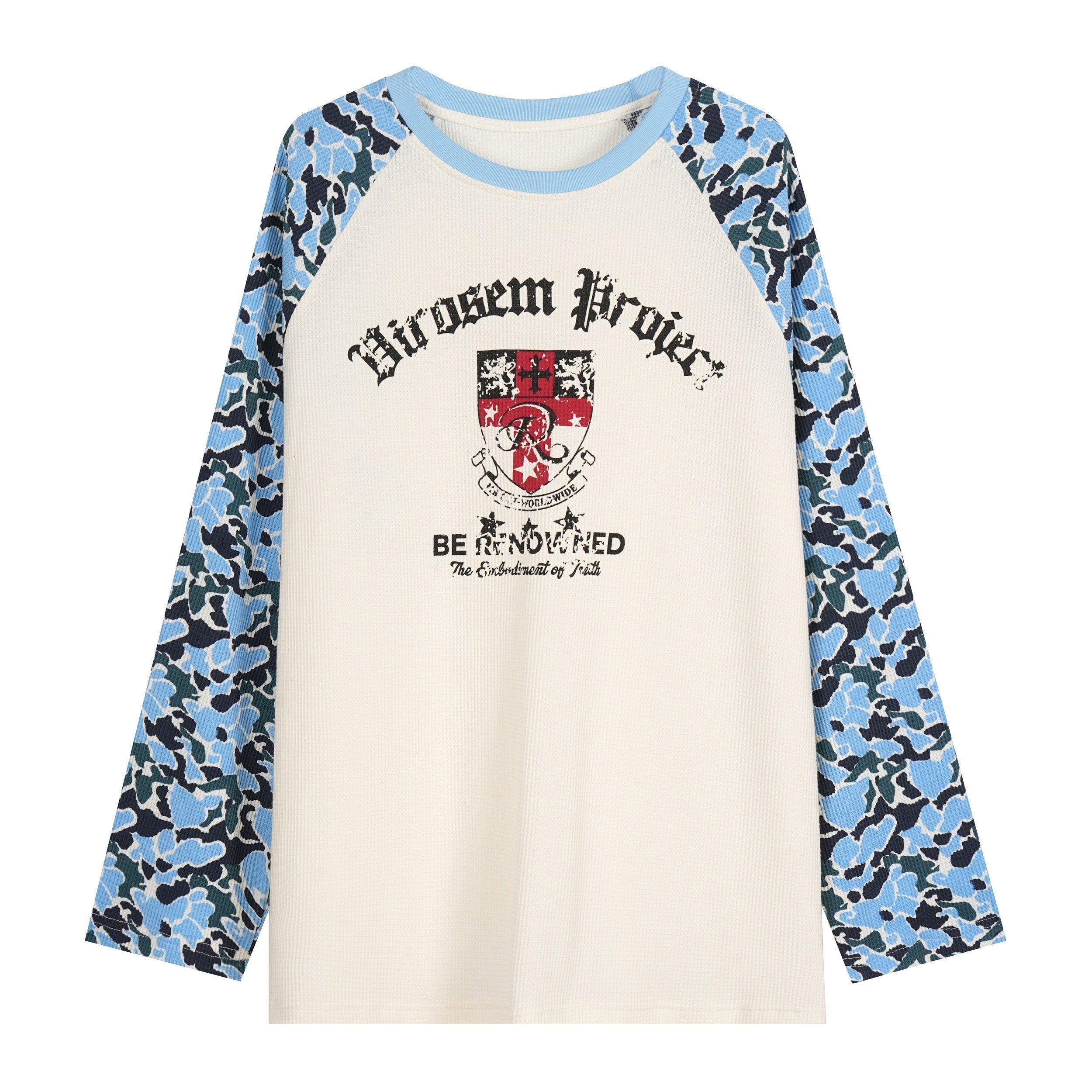 CapCabin Camo Raglan Long Sleeve Tee