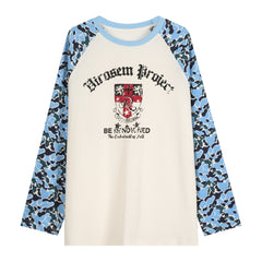CapCabin Camo Raglan Long Sleeve Tee