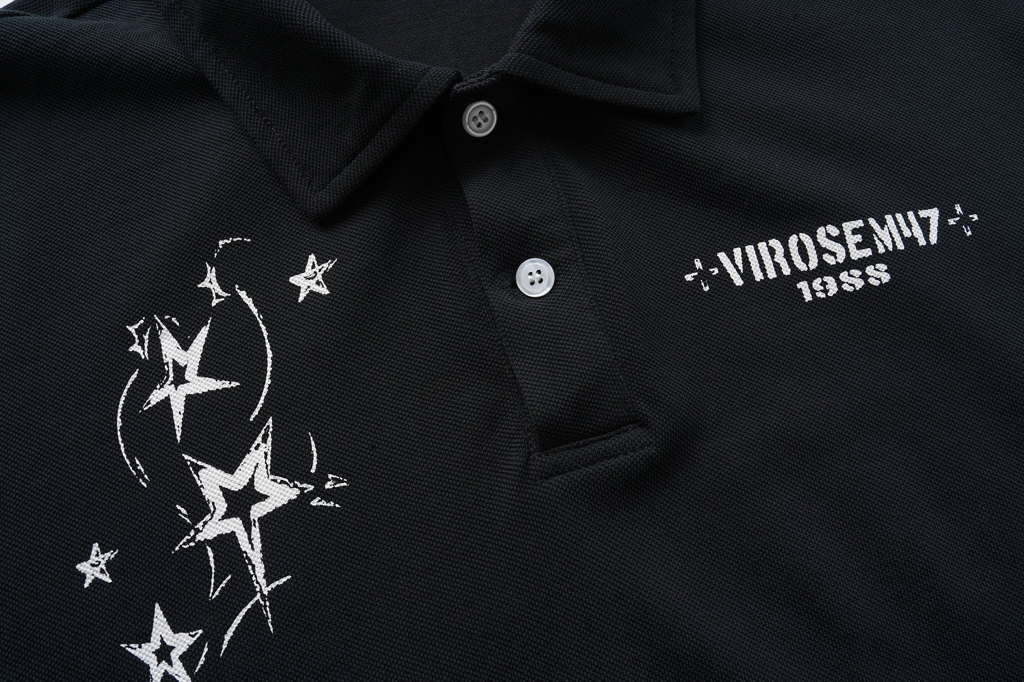 CapCabin Layered Star Polo Tee