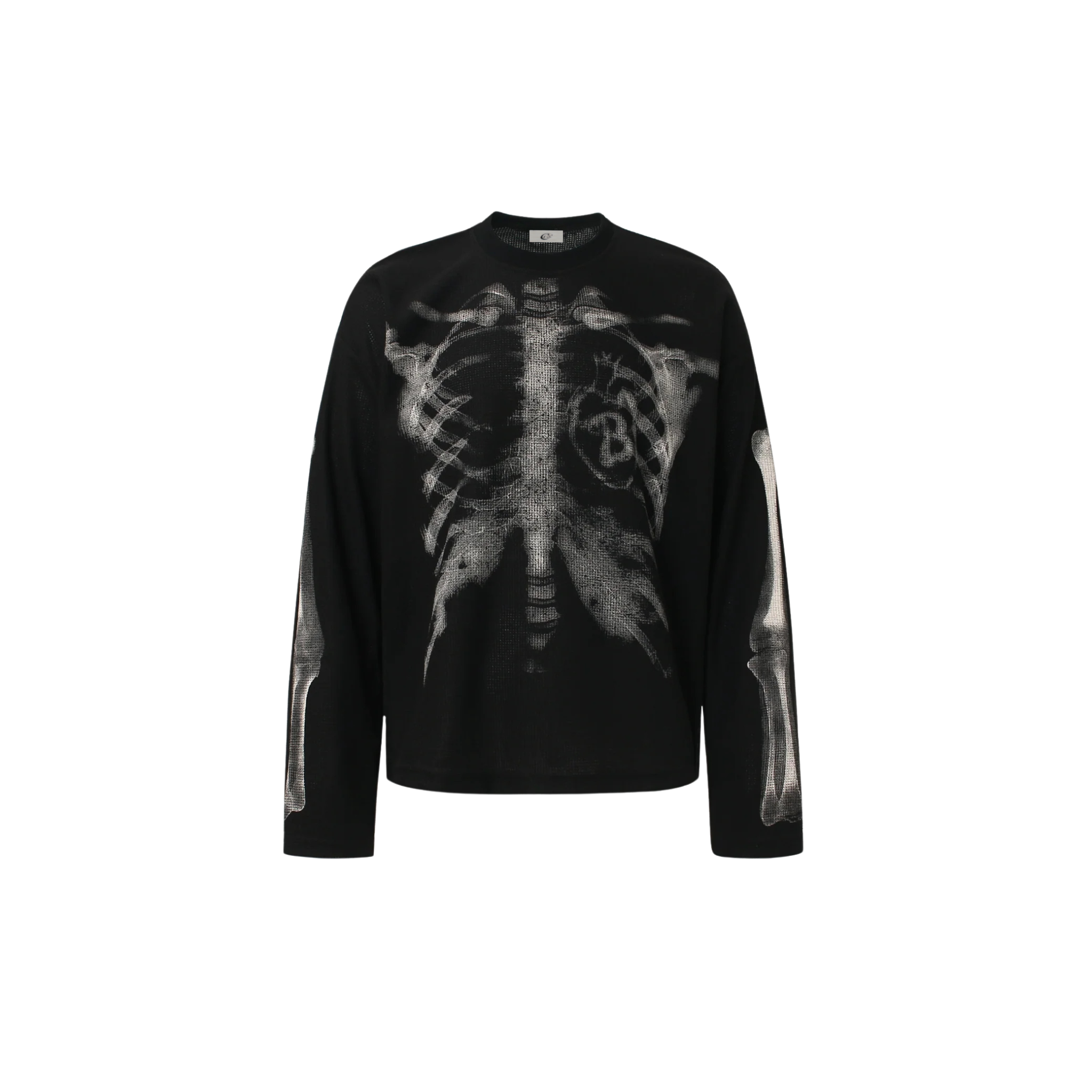 CapCabin Skeleton Print Long Sleeve Tee