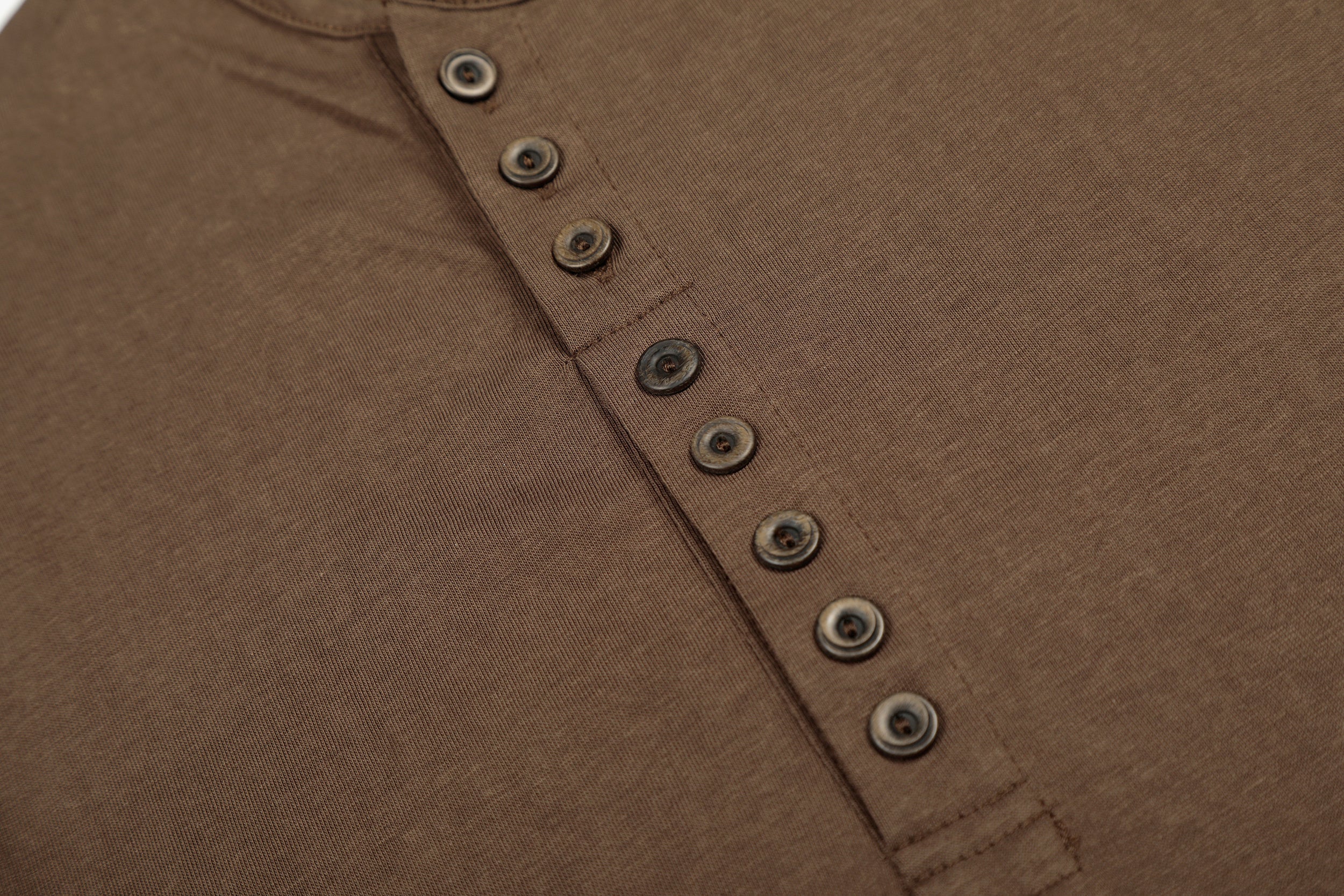 CapCabin Classic Henley Long Sleeve Tee