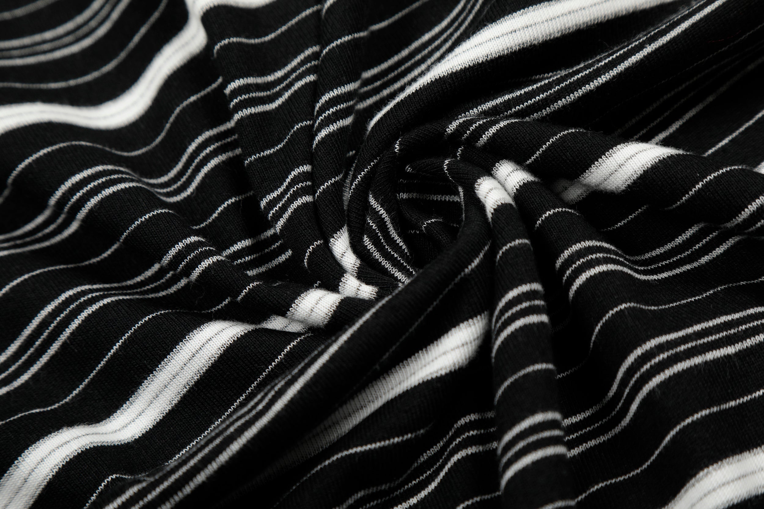 CapCabin Striped Henley Long Sleeve Tee