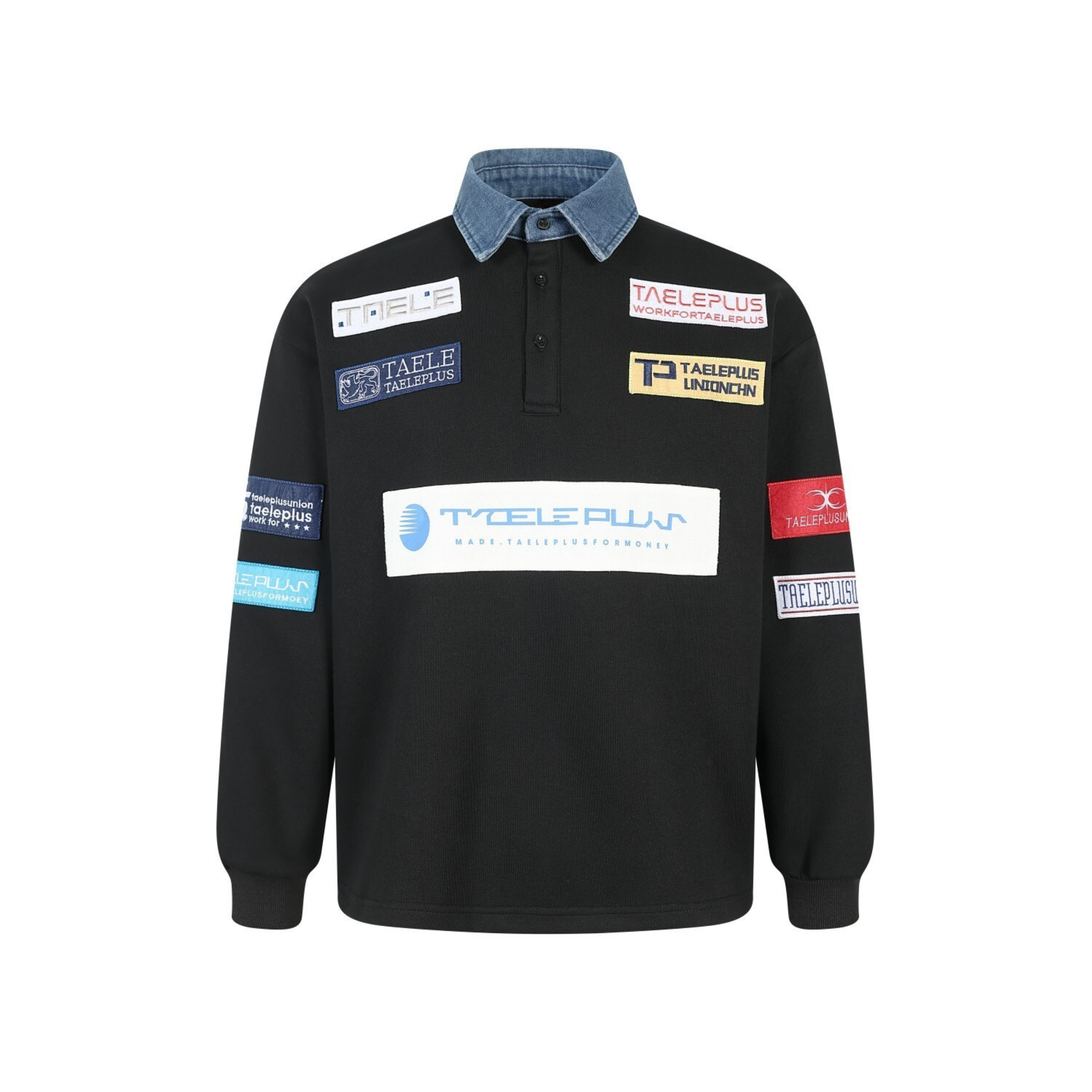 CapCabin Patchwork Polo Sweatshirt