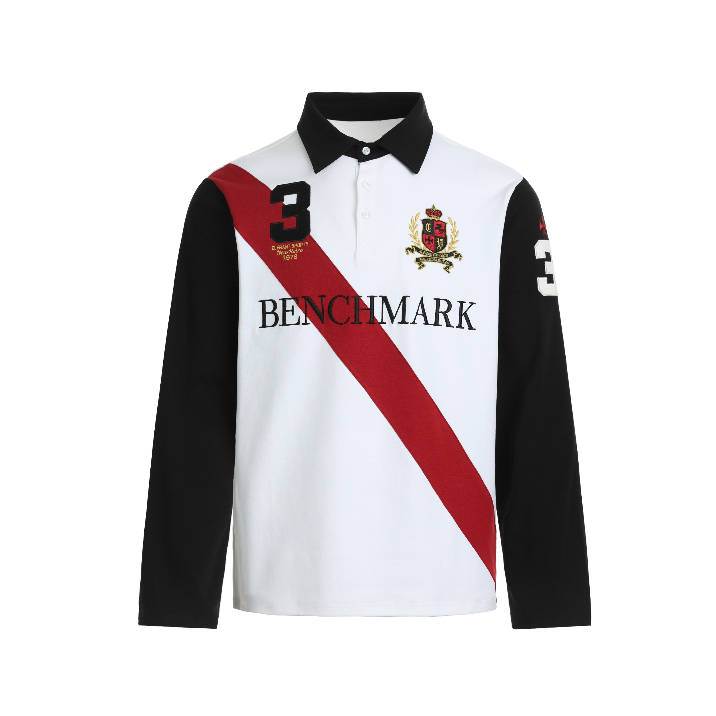 CapCabin Heritage Stripe Long Sleeve Polo