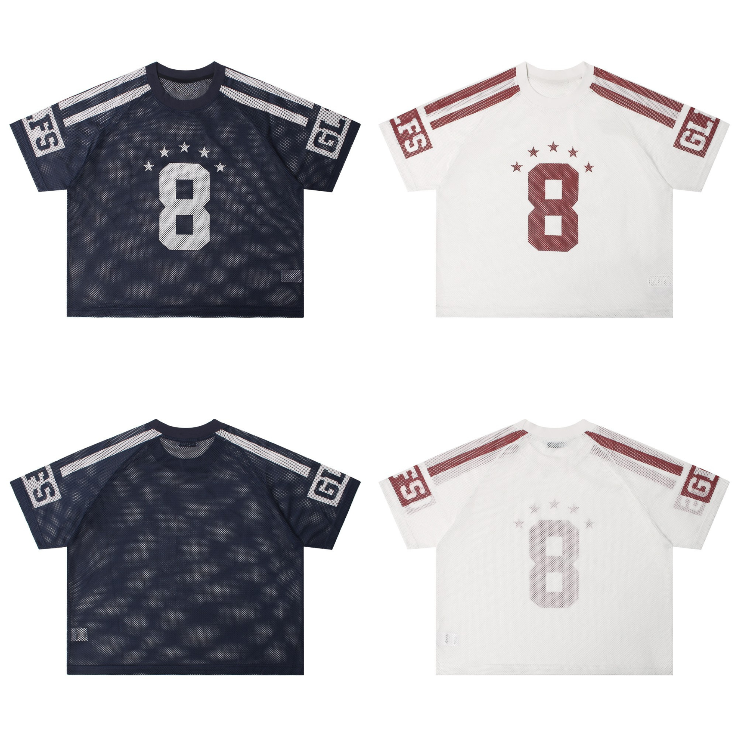 CapCabin “No.8 Varsity” Mesh Jersey