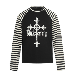 CapCabin Cross Graphic Raglan Long Sleeve Tee