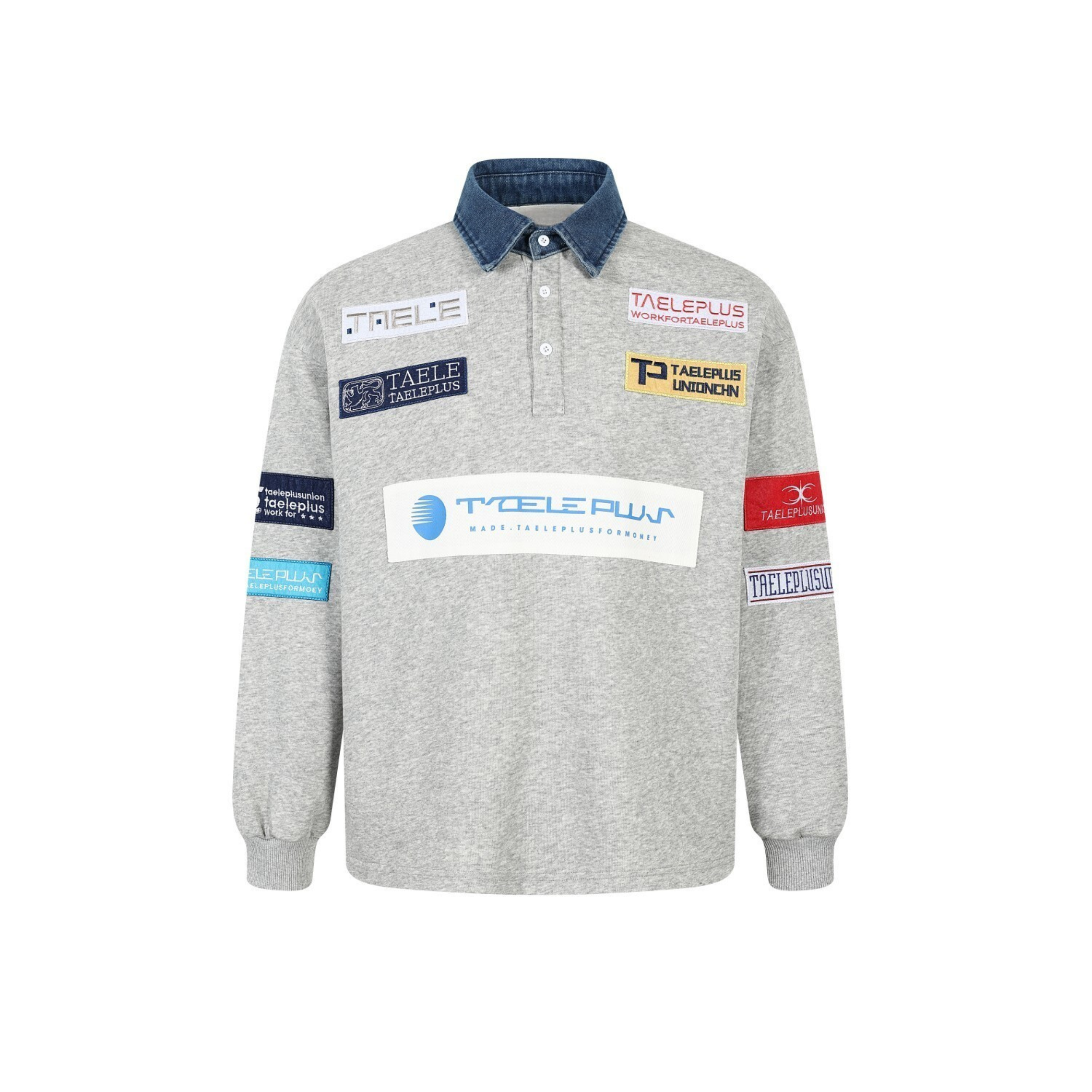 CapCabin Patchwork Polo Sweatshirt
