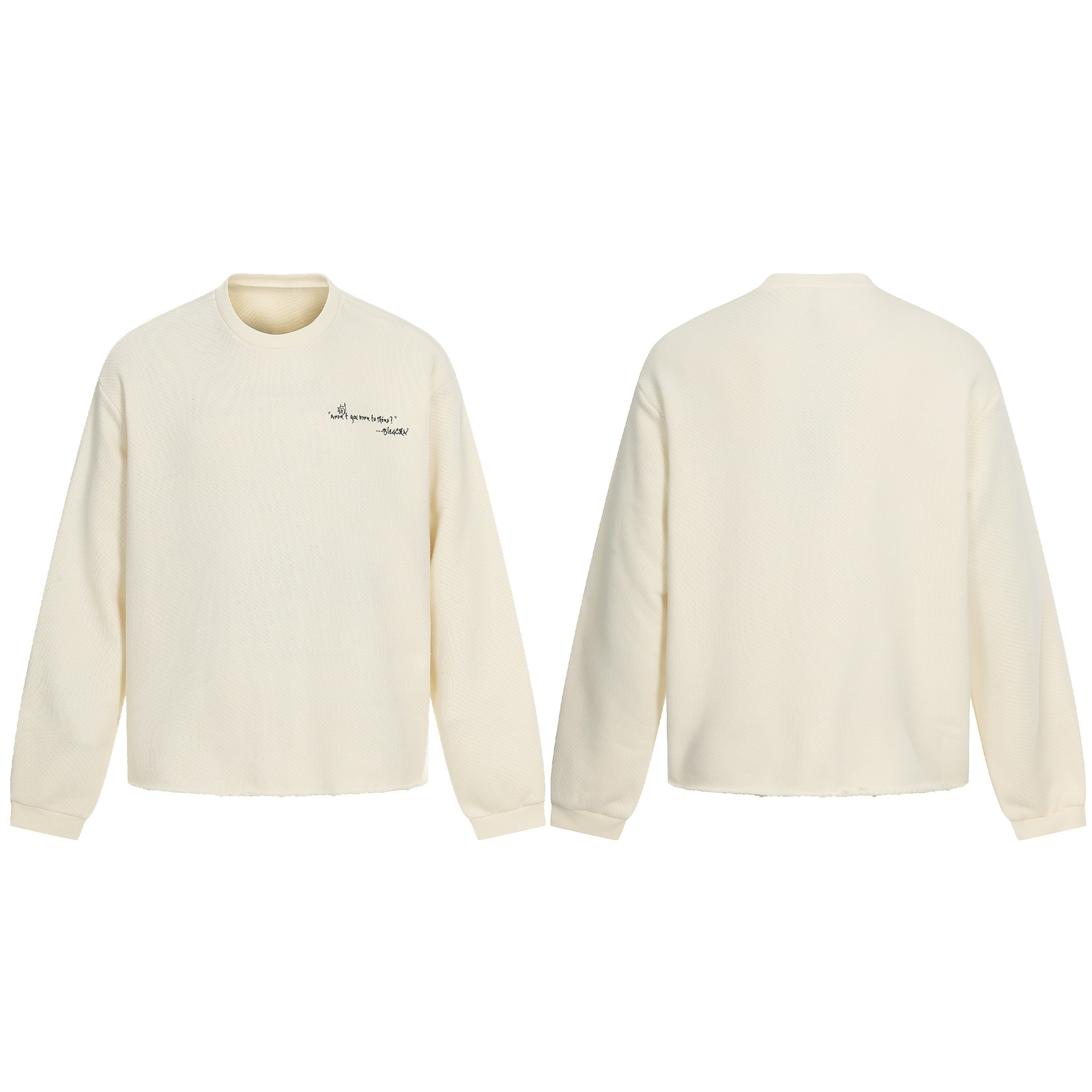 CapCabin Graphic Textured Sweatshirt
