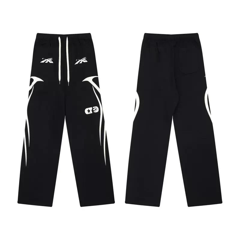 Hellstar American Washed Retro Streetwear Trousers
