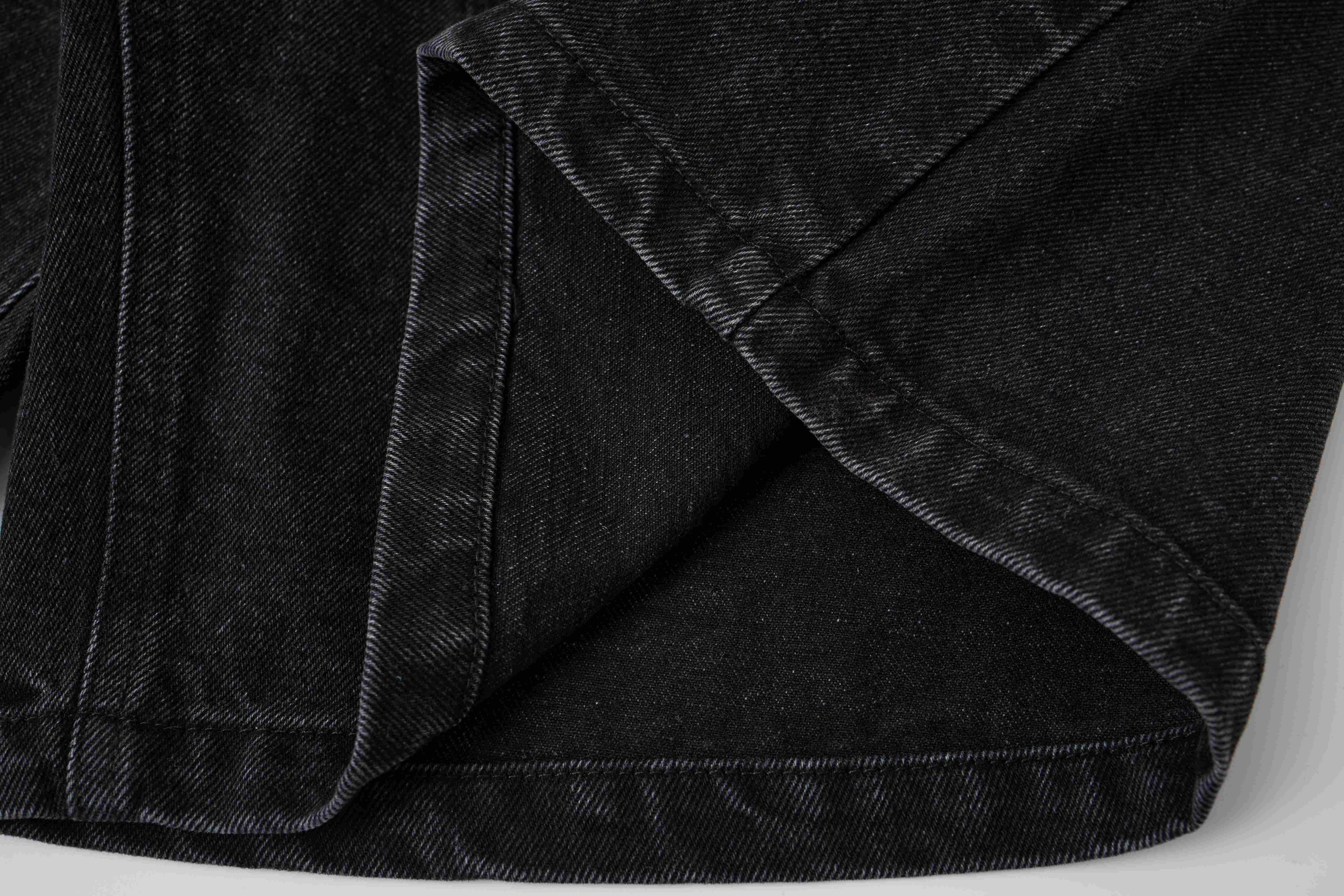 CapCabin Web Panel Strap Denim Shorts
