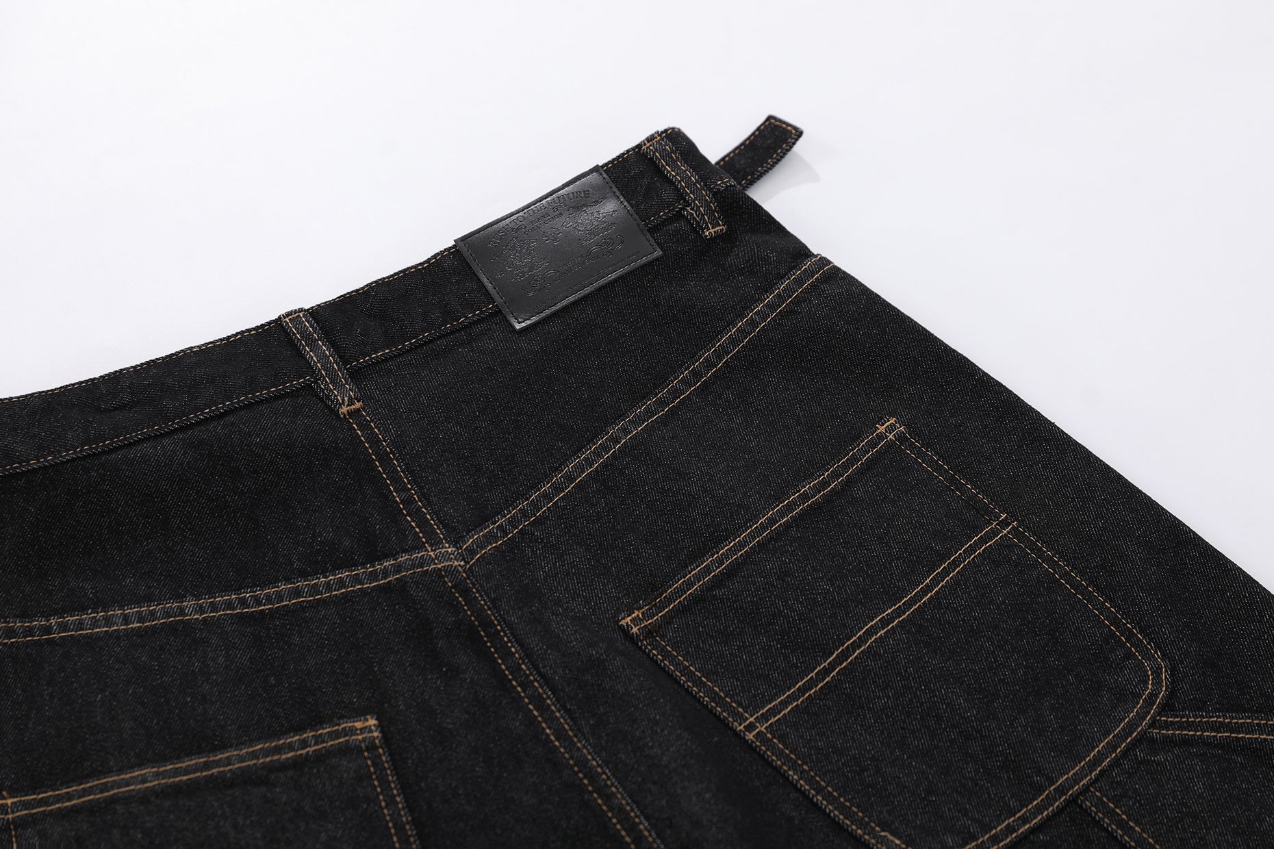 CapCabin “Raw Edge Denim Cargo Shorts”