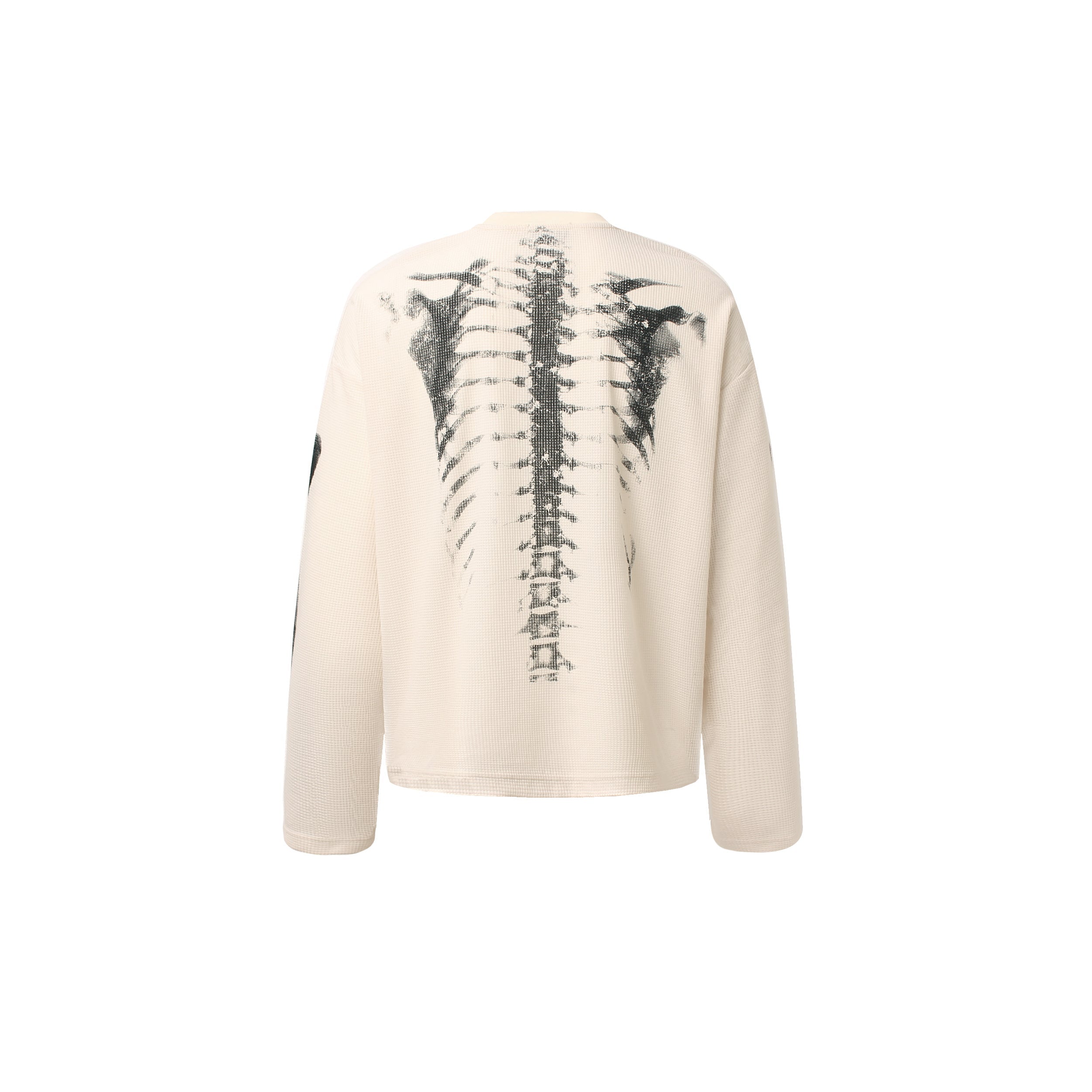 CapCabin Skeleton Print Long Sleeve Tee