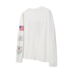 CapCabin Homemade Flag Graphic Long Sleeve Tee