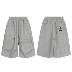 CapCabin Minimal Cargo Sweat Shorts