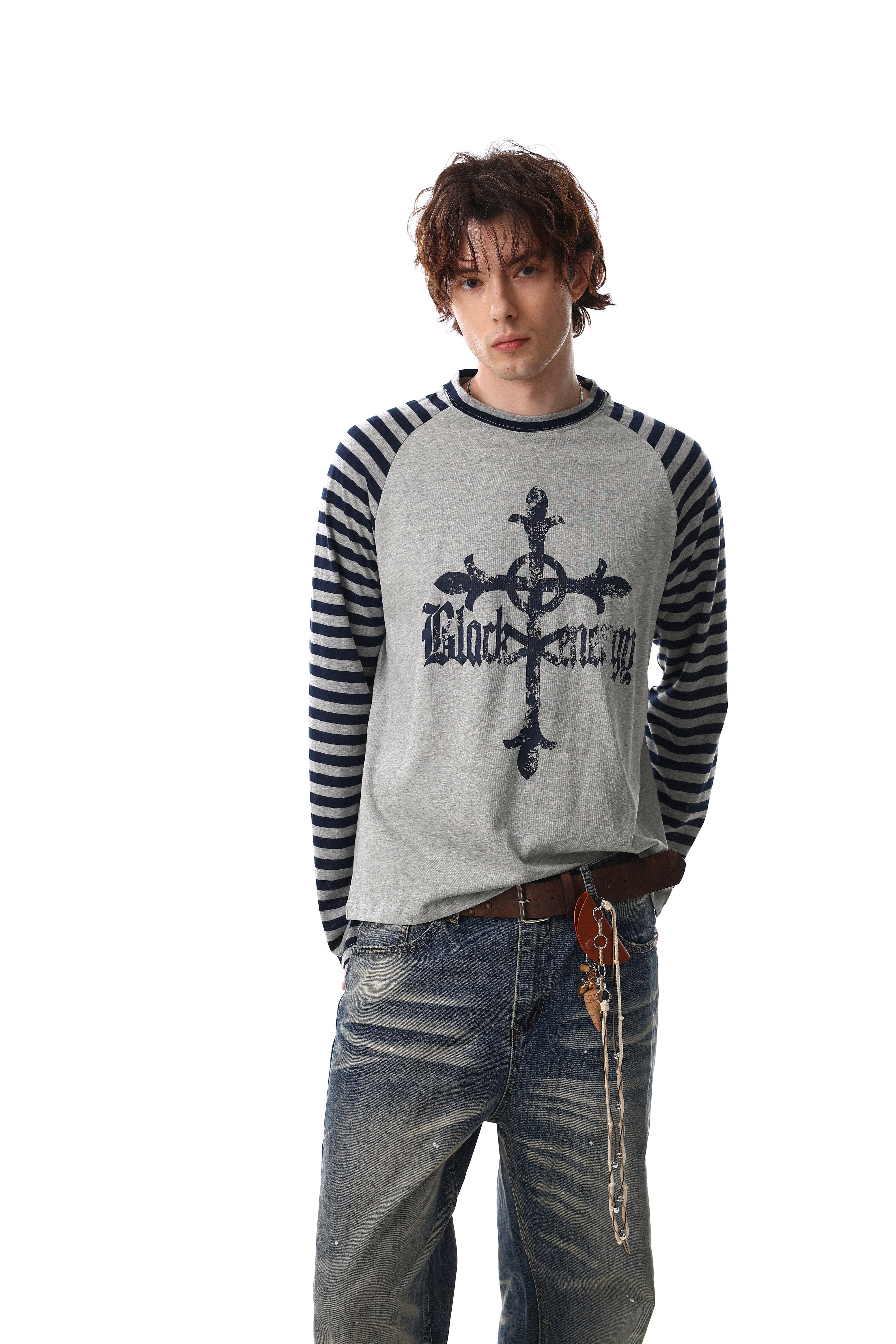 CapCabin Cross Graphic Raglan Long Sleeve Tee