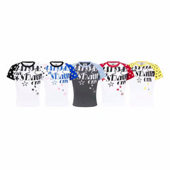 CapCabin “Starry City Contrast Raglan Tee”(cute Slim fit)